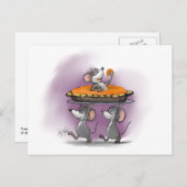 パンプキンパイお祝い シーズンポストカード (正面/裏面)