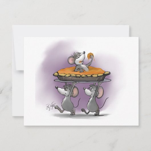 パンプキンパイのお祭り 招待状 (正面)