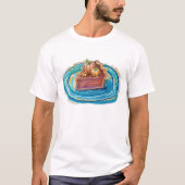 パンプキンパイの一切れ Tシャツ (正面)