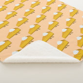 パンプキンパイの切れのキャラクター| Sherpa毛布 シェルパブランケット (3/4)