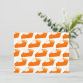 パンプキンパイの模様 招待状 (スタンド正面)