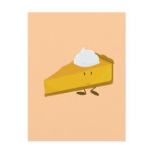 パンプキンパイの笑顔のスライス