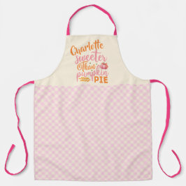 パンプキンパイよりも甘いモダン秋感謝祭 エプロン