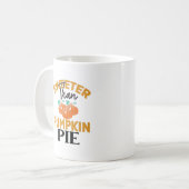 パンプキンパイよりも甘い コーヒーマグカップ (正面左)