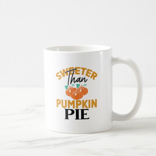 パンプキンパイよりも甘い コーヒーマグカップ (右)
