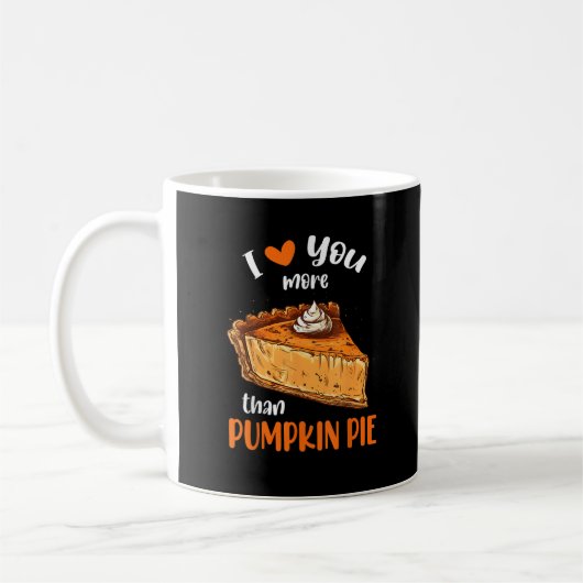 パンプキンパイより大好き ヴィンテージスタイル コーヒーマグカップ (左)