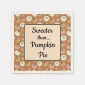 パンプキンパイより甘い スタンダードカクテルナプキン (正面)