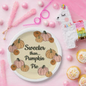 パンプキンパイより甘い ペーパープレート (パーティー)