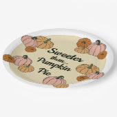 パンプキンパイより甘い ペーパープレート (アングル)