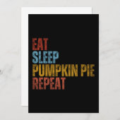 パンプキンパイを食べて寝てを繰り返す 招待状 (正面/裏面)