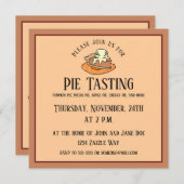 パンプキンパイアラモード招待状 招待状 (正面/裏面)