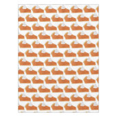 パンプキンパイスライス感謝祭ディナーパーティー テーブルクロス (正面)