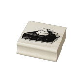 パンプキンパイスライス感謝祭ディナー秋デザート ラバースタンプ (スタンプ)