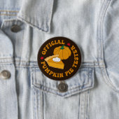 パンプキンパイテスターおもしろいキッズ感謝祭 缶バッジ (インサイチュ)