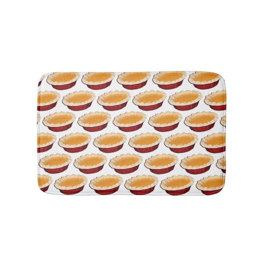 パンプキンパイパターン バスマット (正面)