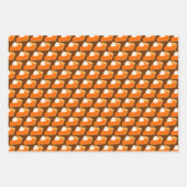 パンプキンパイパターン ラッピングペーパーシート (正面3)