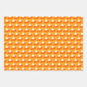 パンプキンパイパターン ラッピングペーパーシート (正面2)