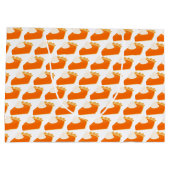 パンプキンパイパターン ラージペーパーバッグ (裏面)