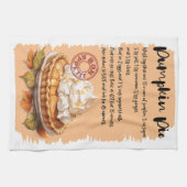 パンプキンパイベーキングレシピ キッチンタオル (横)