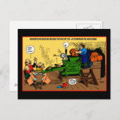 パンプキンパイマシンの休日はがき シーズンポストカード (正面/裏面)