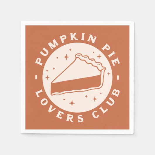 パンプキンパイラバーズクラブ スタンダードカクテルナプキン (正面)
