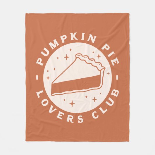 パンプキンパイラバーズクラブ フリースブランケット (正面)