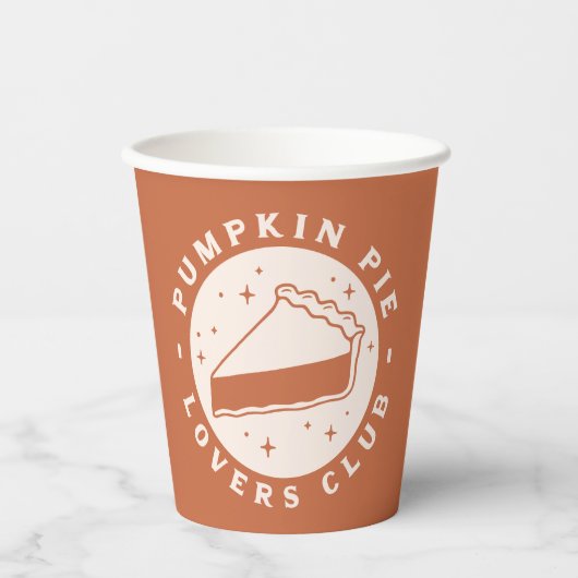 パンプキンパイラバーズクラブ 紙コップ (正面)