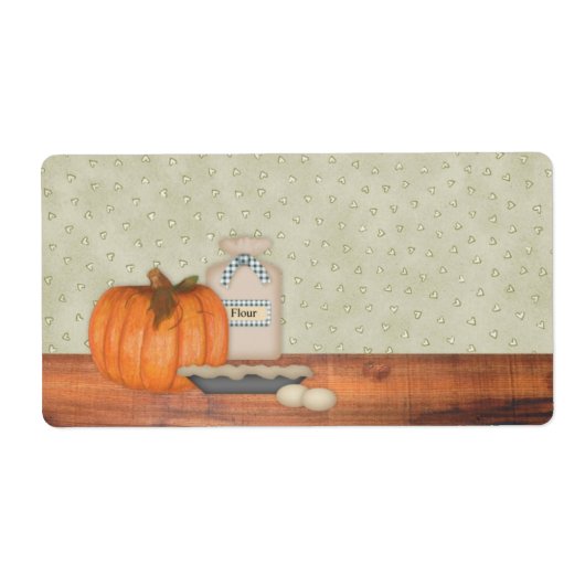 パンプキンパイラベル ラベル (正面)