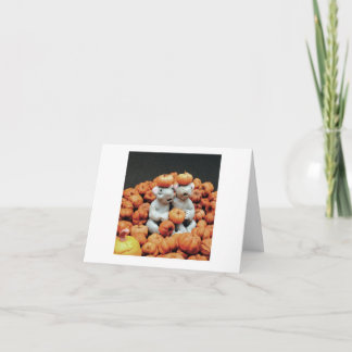 パンプキンパイル - ネズミ カード