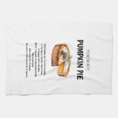 パンプキンパイレシピコージー秋ギフト キッチンタオル (横)