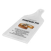 パンプキンパイレシピ感謝祭 カッティングボード (角)