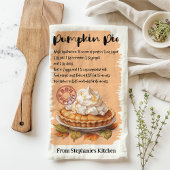 パンプキンパイレシピ パーソナライズされた キッチンタオル