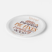 パンプキンパイ修正すべて – カスタムThanksgiving ペーパープレート (アングル)