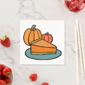 パンプキンパイ全体 スタンダードカクテルナプキン (インサイチュ)