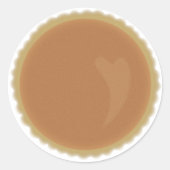 パンプキンパイ封筒用シール ラウンドシール (正面)