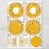 パンプキンパイ感謝の感謝表カードフレーム (正面)