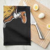 パンプキンパイ感謝祭日 キッチンタオル (四つ折り)