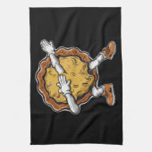 パンプキンパイ感謝祭日 キッチンタオル (縦)