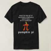 パンプキンパイ数学おかしなハロウィンパイ日の衣装 Tシャツ (デザイン正面)
