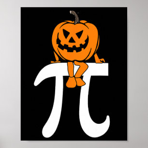 パンプキンパイ数学おかしなハロウィーン感謝祭パイD ポスター