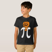 パンプキンパイ数学おかしなハロウィーン感謝祭パイD Tシャツ (正面フル)