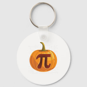 パンプキンパイ数学おもしろいハロウィンサンクスギビングパイ日 キーホルダー