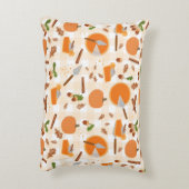 パンプキンパイ秋の秋パターン アクセントクッション (裏面(縦))