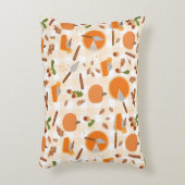 パンプキンパイ秋の秋パターン アクセントクッション (正面(垂直))