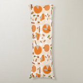 パンプキンパイ秋の秋パターン ボディピロー (正面縦)