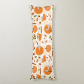 パンプキンパイ秋の秋パターン ボディピロー (裏面 (縦))