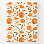 パンプキンパイ秋秋感謝祭レシピ ノートブック (裏面)