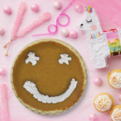 パンプキンパイ顔 ペーパープレート (パーティー)