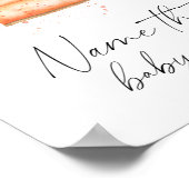 パンプキンパイ – そのベビー食品の名前 ポスター (角)