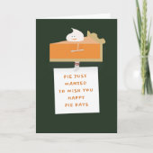 パンプキンパイ・ガイ　折り紙グリーティングカード カード (正面)